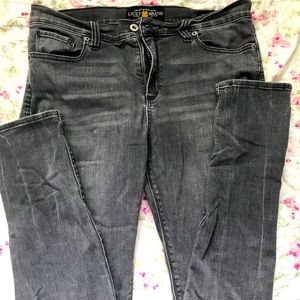 LUCKY BRAND skinny gray jeans